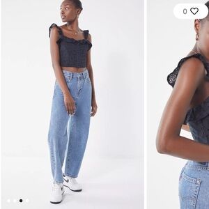 ASTR The Label Dana Hook + Eye Top Size Large